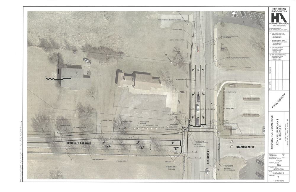 Turn Lane Drawings