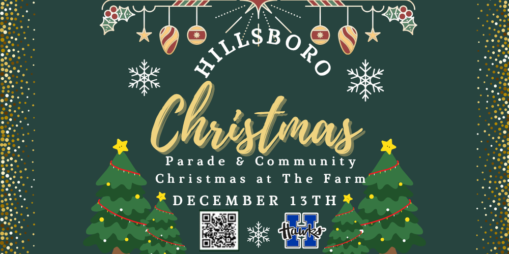 Christmas Parade & Community Christmas at the Farm on December 13th