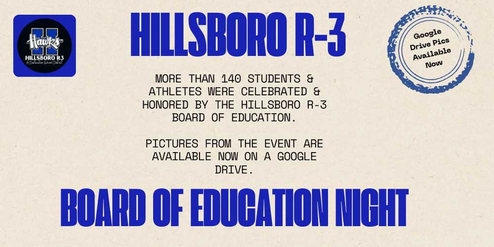 Hillsboro R3 Board of Education Night 2026
