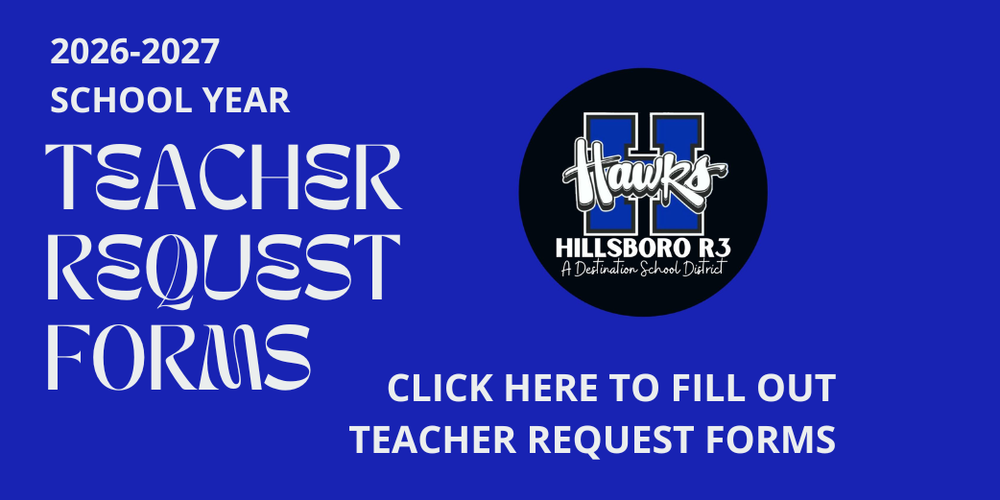 2026-2027 Teacher Request Forms