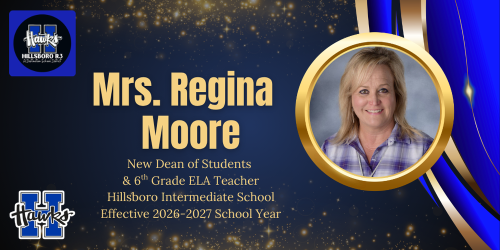 Mrs. Regina Moore New Dean ogf Students & 6th Grade ELA Teacher Hillsboro Intermediate School