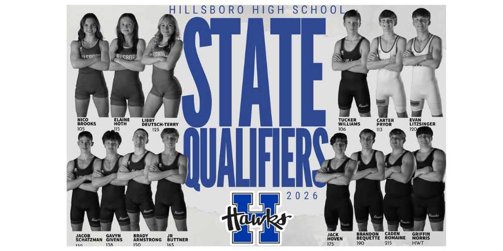 Hillsboro High School State Wrestling Qualifiers