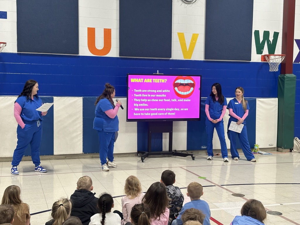 Primary Students find out what teeth actually are. 