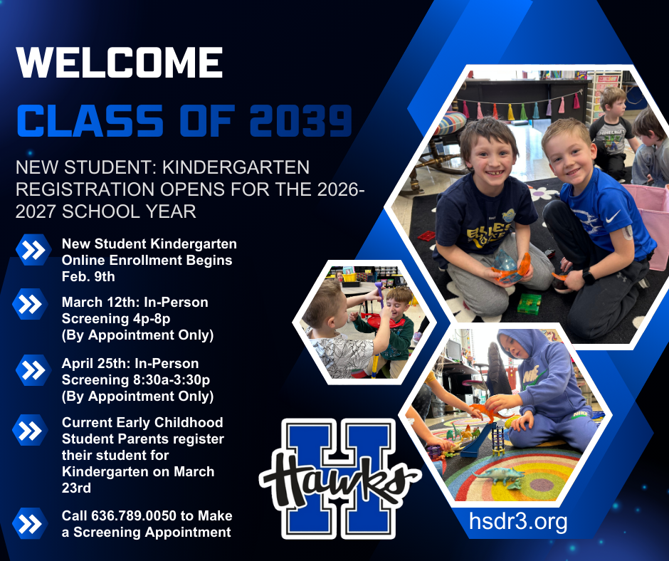New Student Kindergarten Registration is happening now