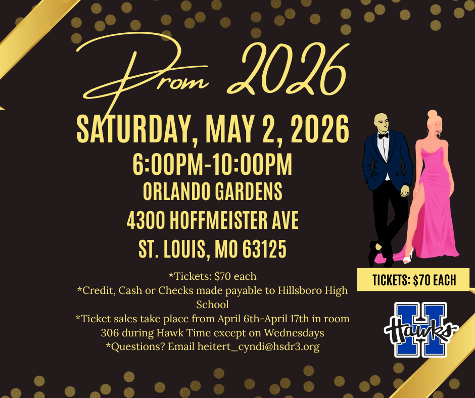 Prom 2026  is May 2nd at Orlando Gardens. 
