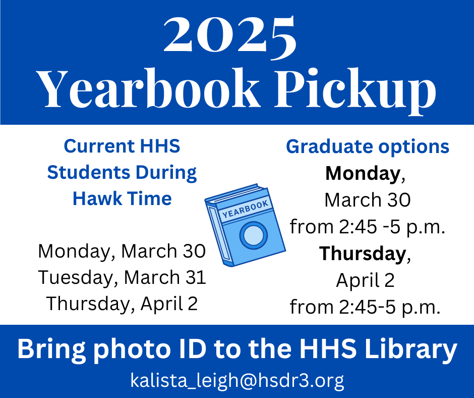 2025 Yearbook Pickup