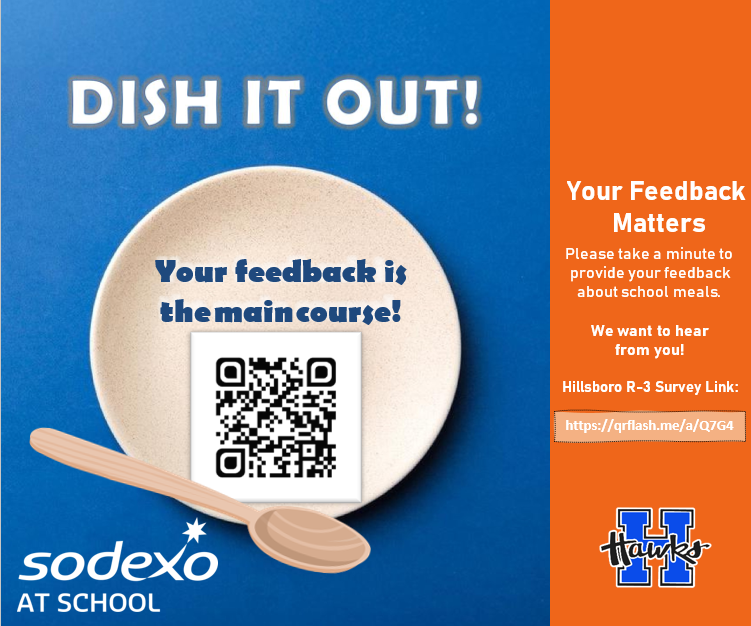 Dish it out. Your feedback is the main course for sodexo at school to be successful.
