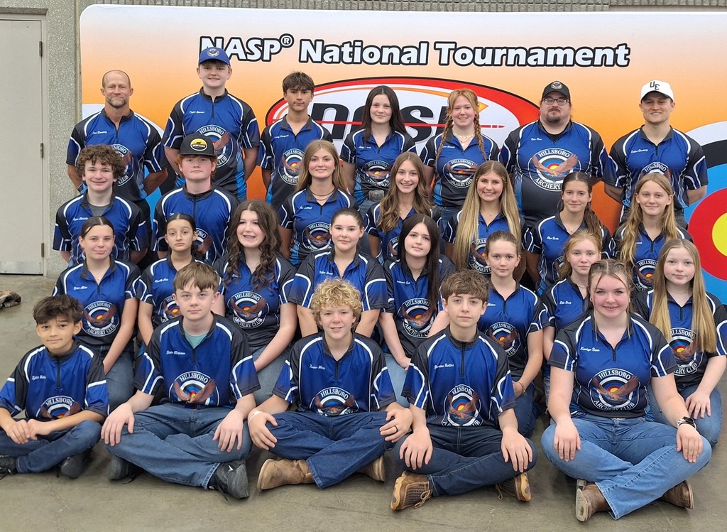 2026 Archery team picture at NASP National Tournament in Louisville, KY