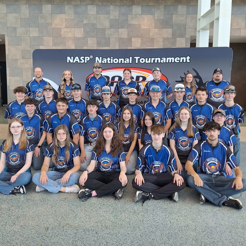 2026 Archery team picture at NASP National Tournament in Louisville, KY