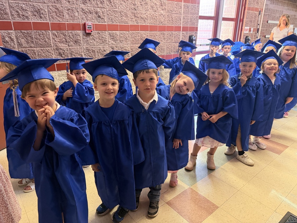 Image of several Early Childhood Center graduates in May 2026