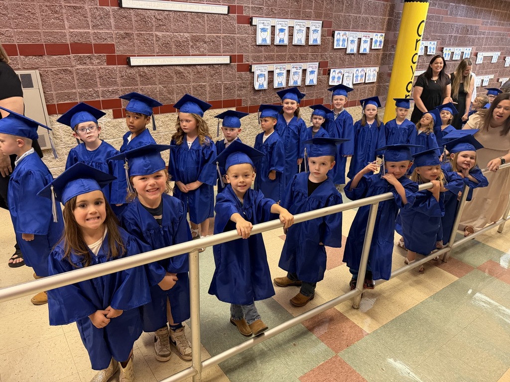 Image of several Early Childhood Center graduates in May 2026