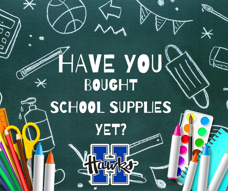 Have you bough school supplies yet?