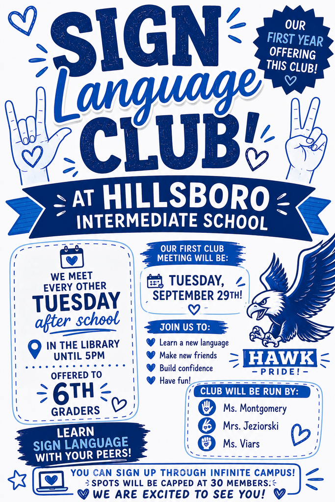 Sign Language Club-6th Graders