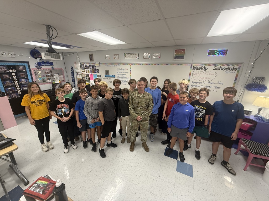Master Sgt Comstock spoke with Military Appreciation students on October 2nd.