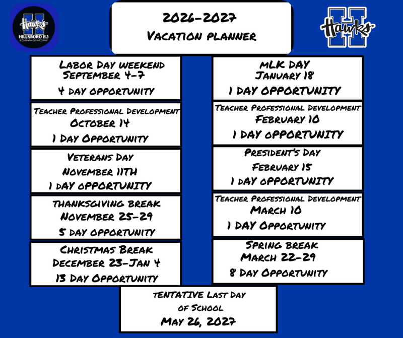 26-27 Vacation Planner