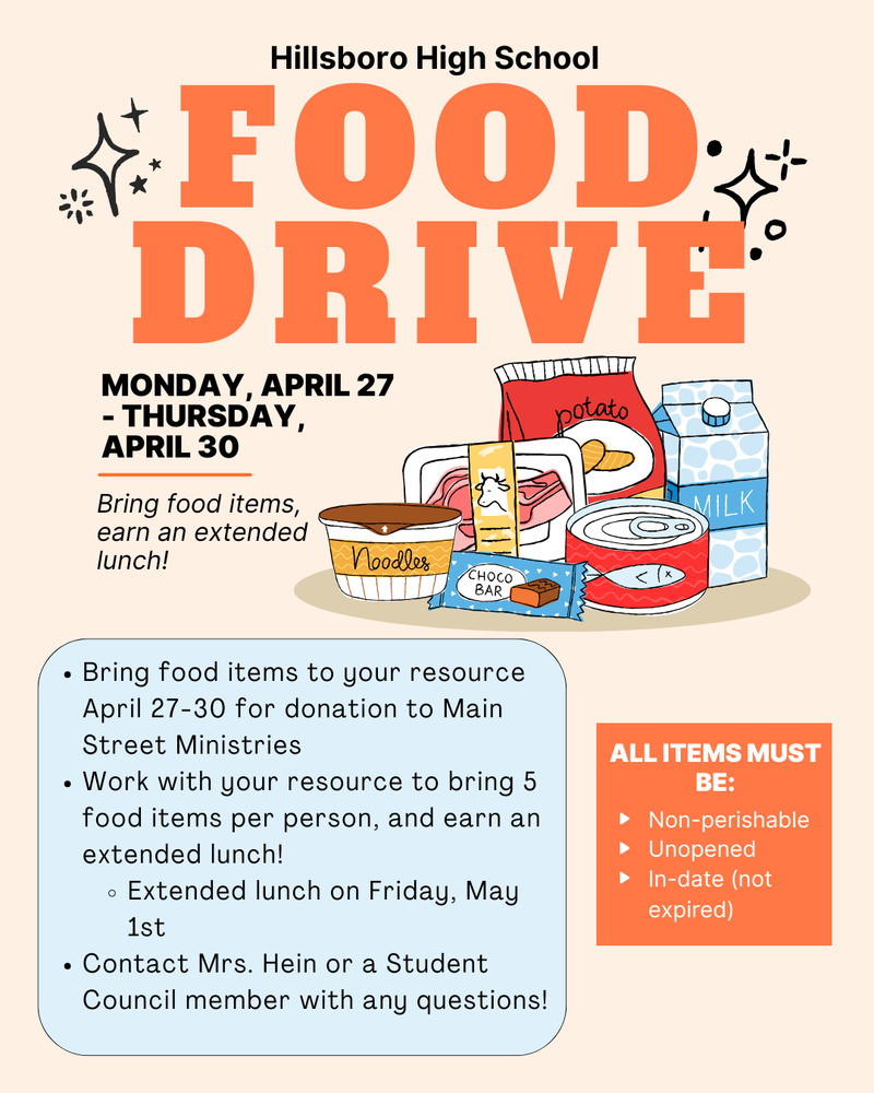 Stuco Food Drive Information