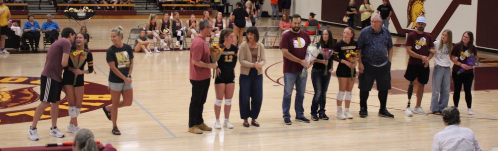 Volleyball/cross country senior night