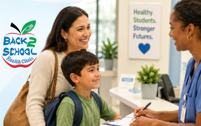 health clinic nurse child parent
