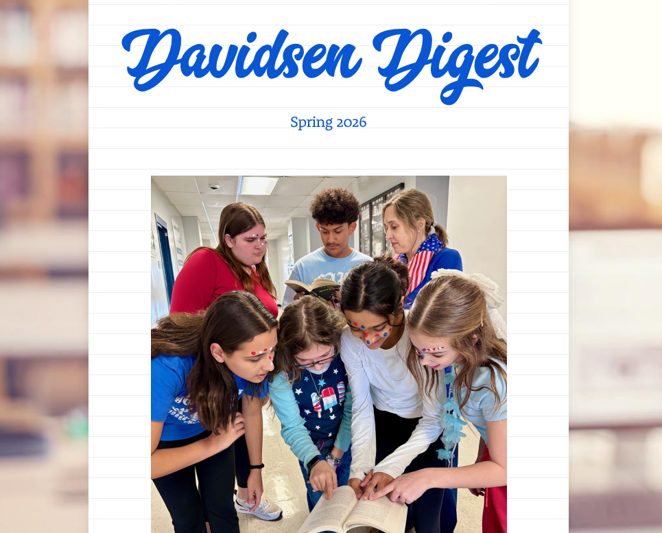 Davidsen Spring Newsletter