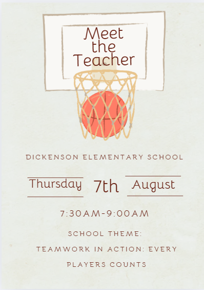 Meet the Teacher: August 7th