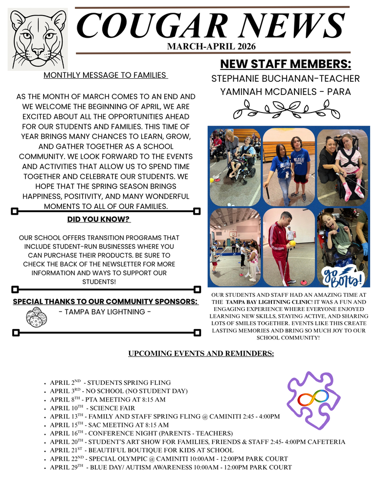 Cougar News March-April