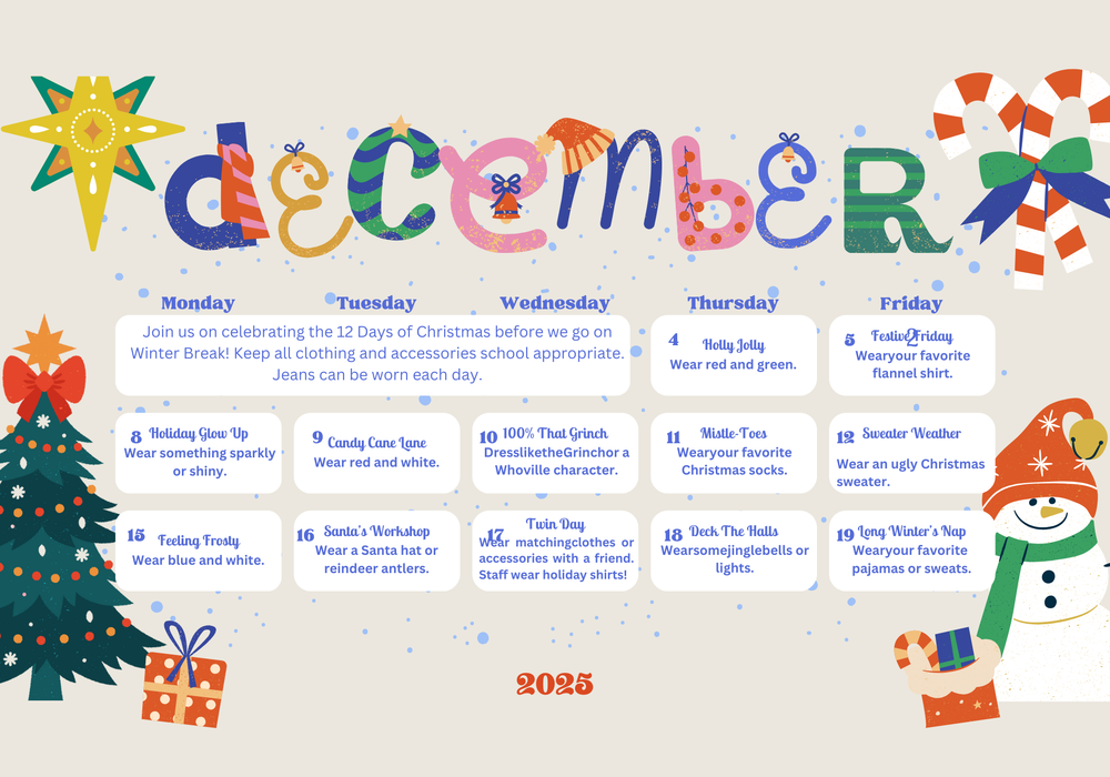 December Dress Up Days
