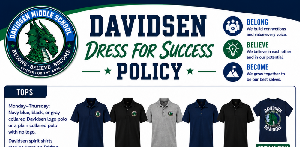 Davidsen Dress Code 2026-27