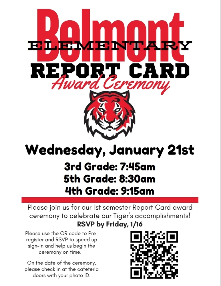 Belmont Report Card Ceremony