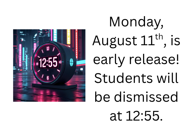 12:55 early release