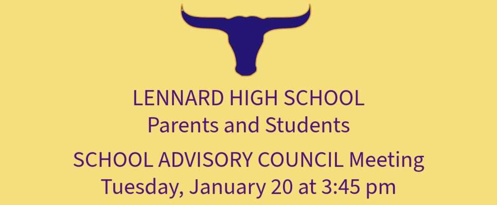 SAC Meeting Information 1/20/26. Use the QR code in the image or click the link in the post