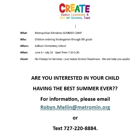 Metropolitan Ministries Summer Camp
