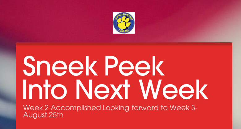Smore Week 2 Newsletter heading