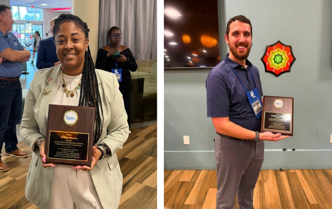 TWO HILLSBOROUGH COUNTY PUBLIC SCHOOLS TEACHERS EARN STATEWIDE SCIENCE TEACHING HONORS