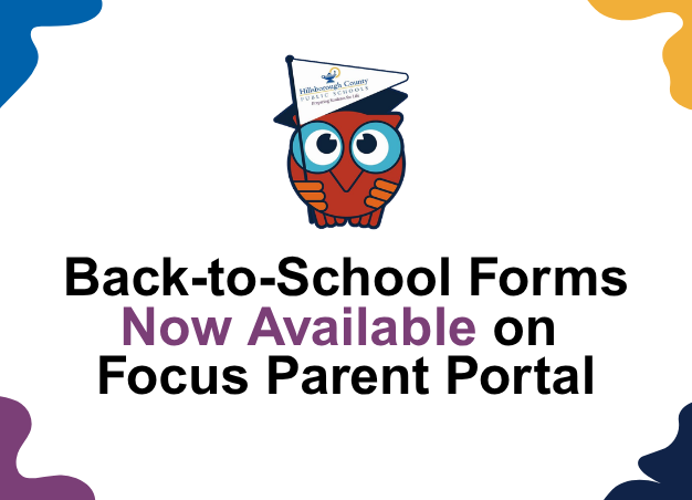 Back-to-School Forms Now Available on Focus Parent Portal