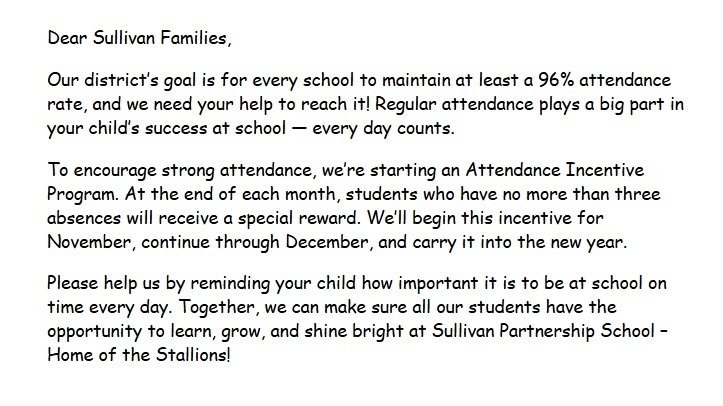 message from Ms. Henderson, Assitant Principal