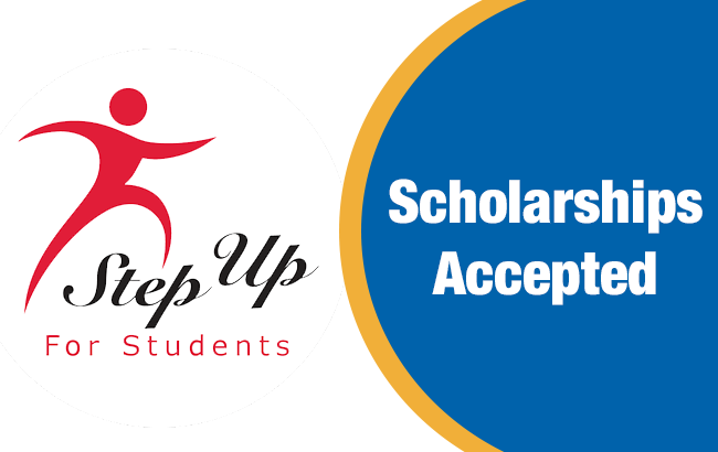 Step Up for students - scholarships accepted