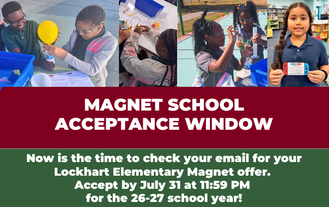 Magnet Acceptance Window now until July 31 at 11:59 PM