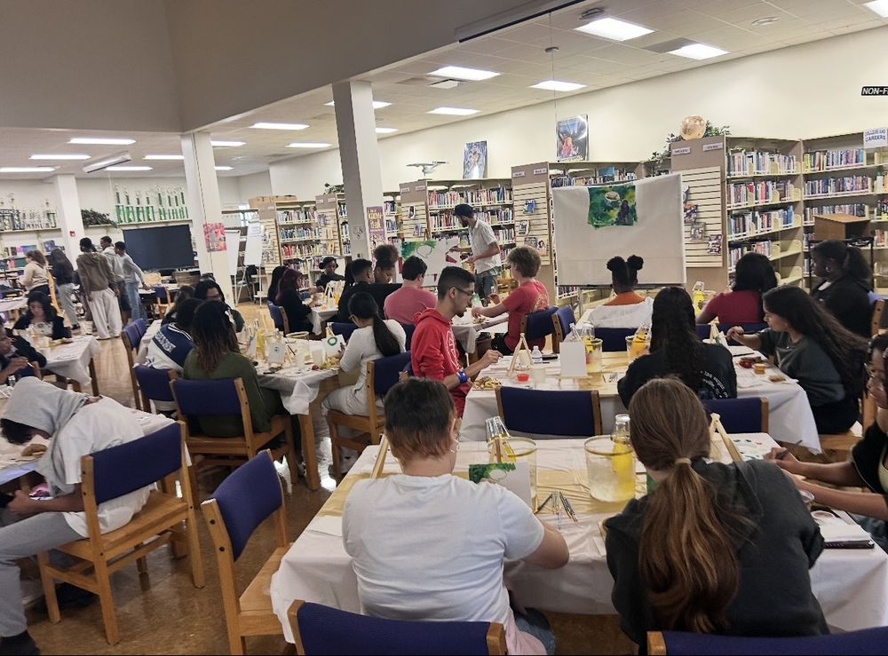 Pics from the "Paint & FellowSip" Principal's Honor Roll Celebration on 11/6/25!