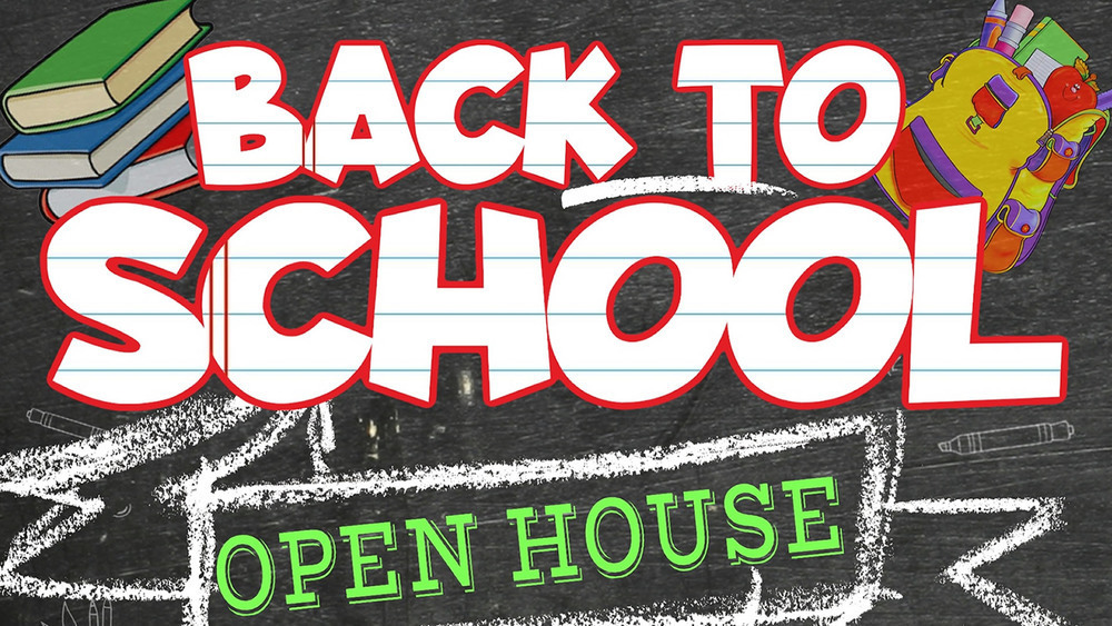 Back to School Open House Graphic