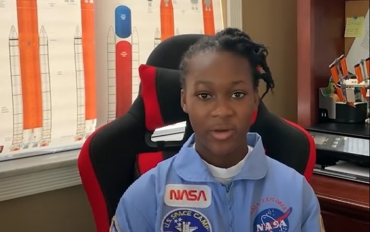 Stewart Student on NASA Live Call