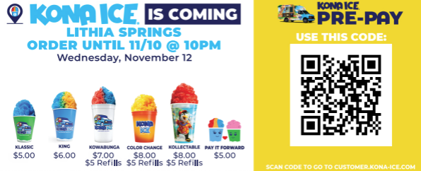Kona Ice - November