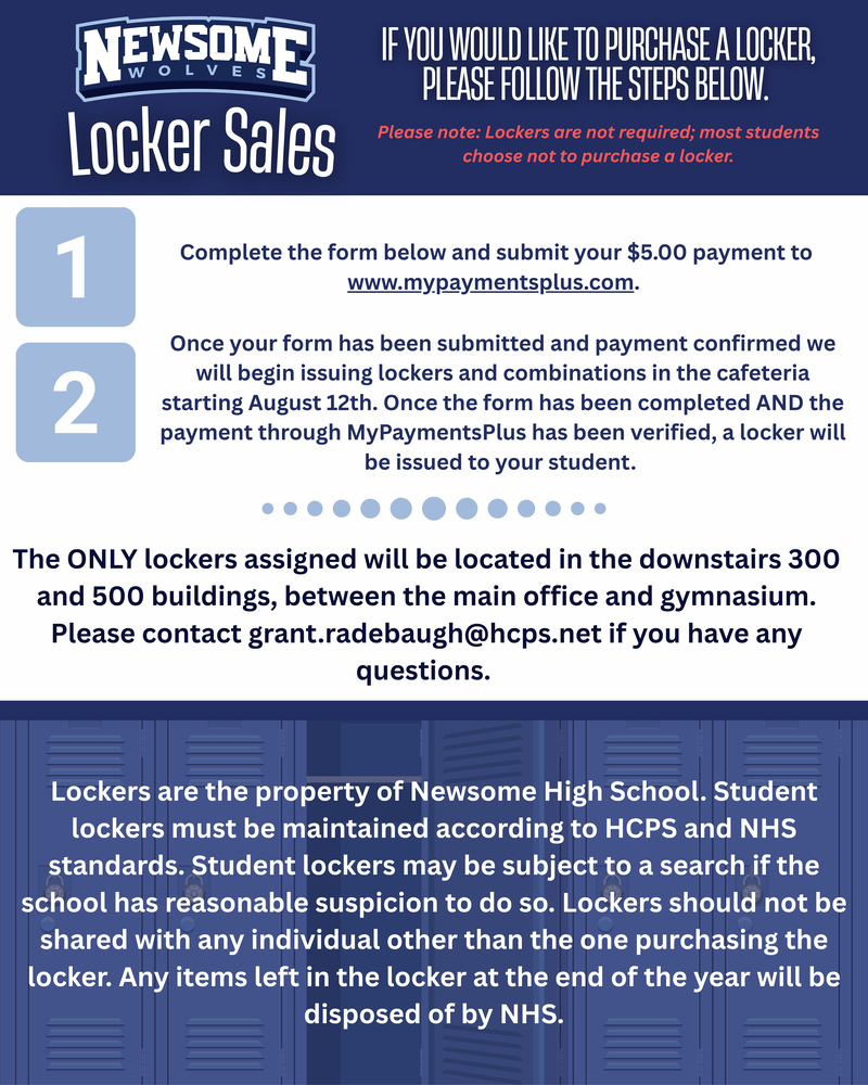 25-26 Locker Instructions
