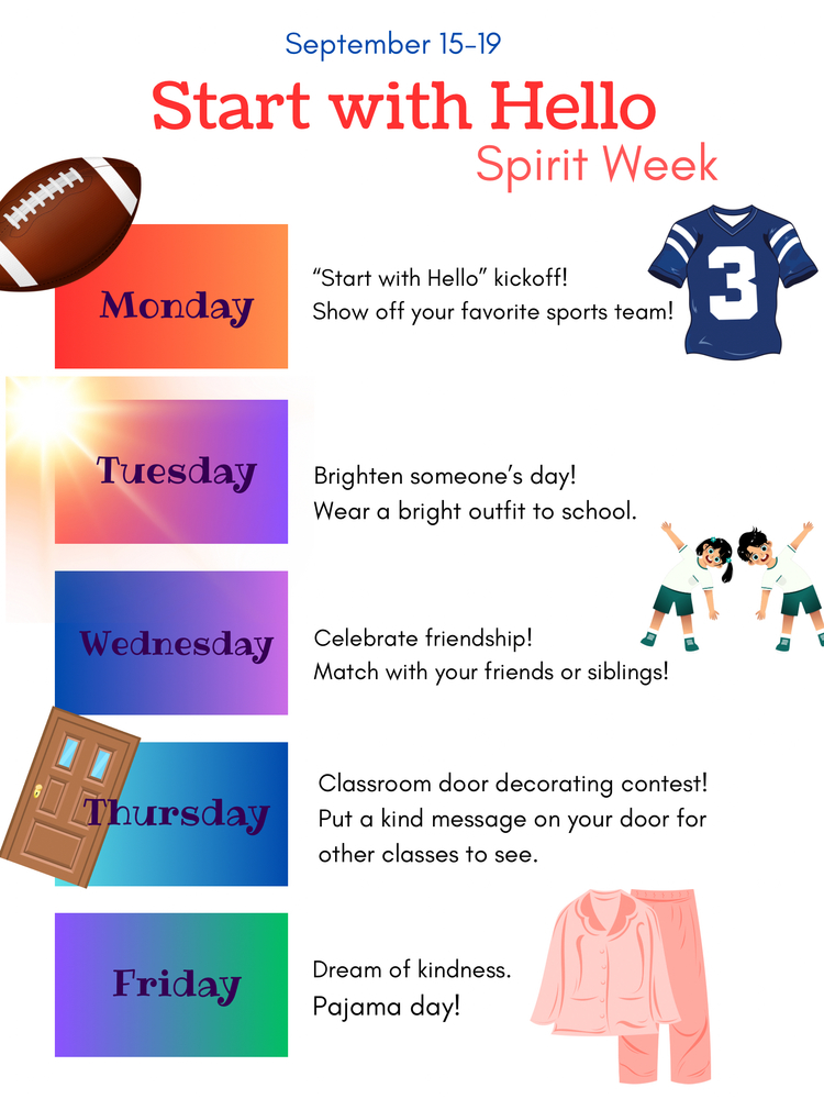 Hello Spirit Week!