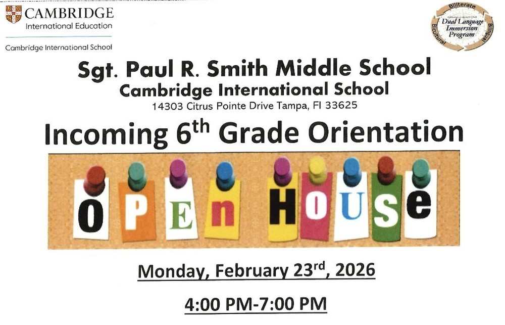 Smith Middle School Open House