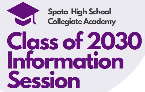 Class of 2030 Spoto High School Collegiate Academy Information Session (logo)
