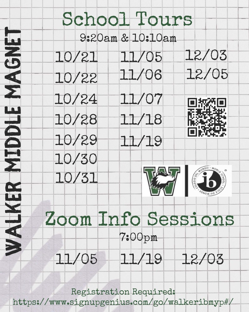 School Tour Dates