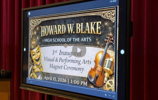 Blake HS hosted the 1st inaugural magnet ceremony