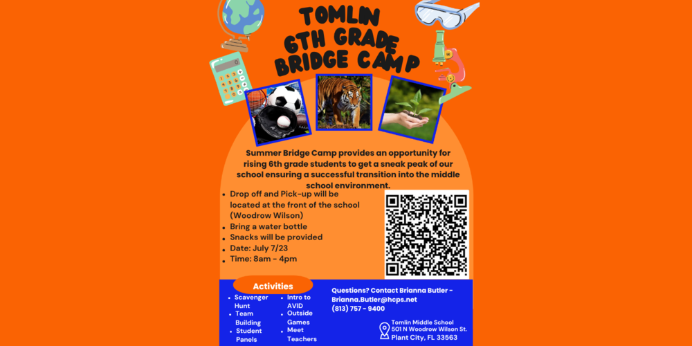 Summer Bridge Camp Flyer