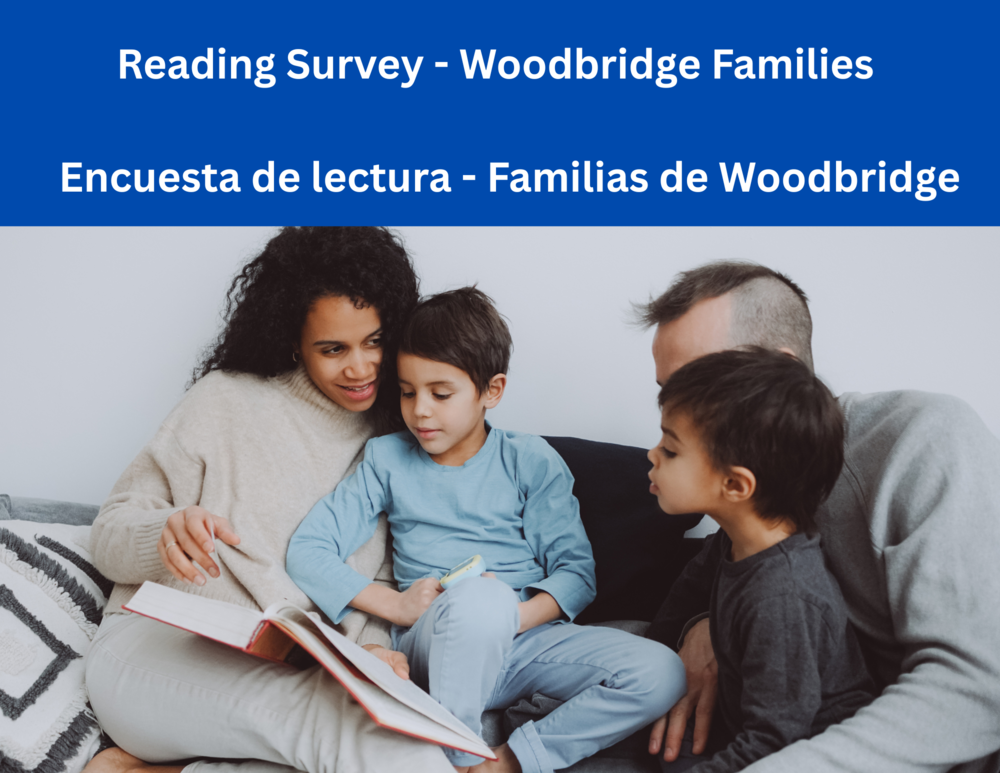 Reading survey for families at woodbridge elementary