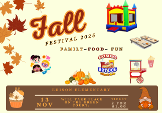 Fall Festival with food, games and fun
